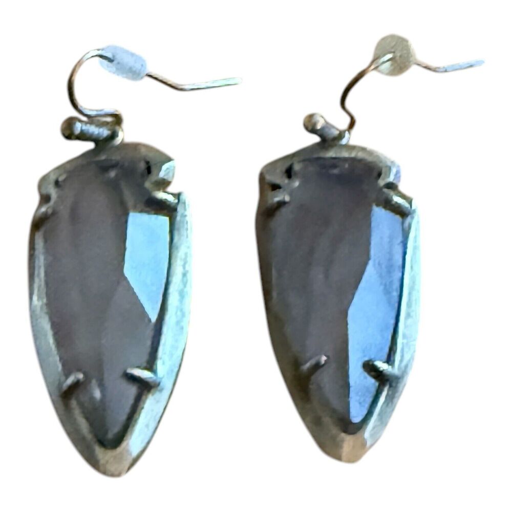 Kendra Scott Katelyn Arrowhead Gray Gemstone Stat… - image 1